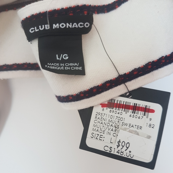 CLUB MONACO Raeni Halter Sweater Wrap Top (NWT) - Picture 3 of 9
